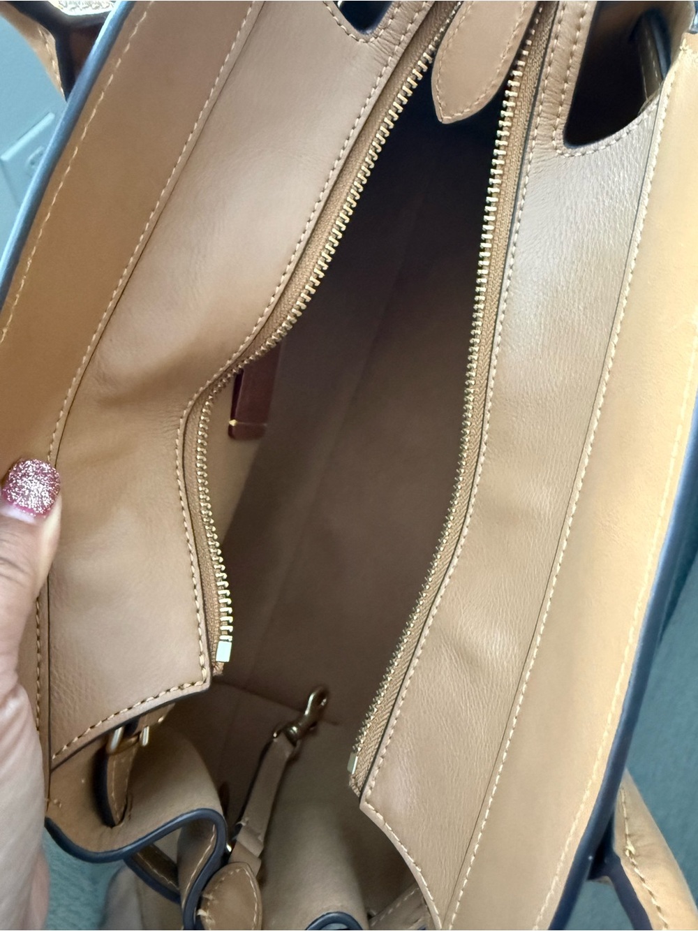 COACH Retail EMPIRE 28 in Honey Brown - Picture 5 of 16